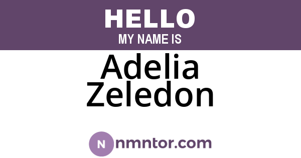 Adelia Zeledon