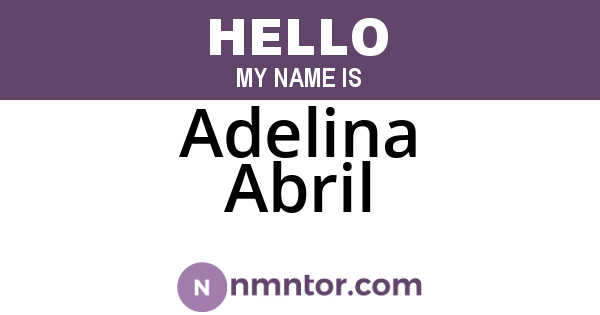 Adelina Abril