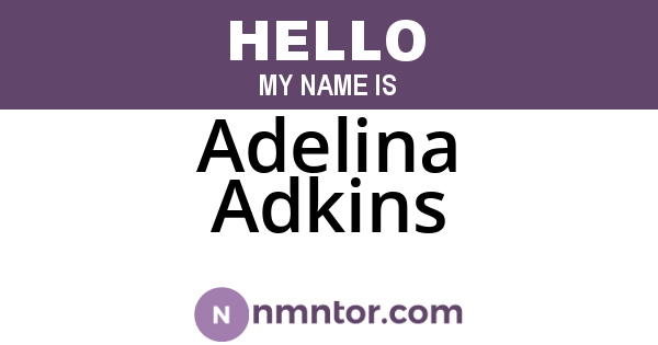 Adelina Adkins