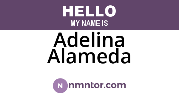 Adelina Alameda