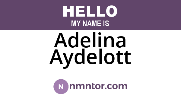 Adelina Aydelott