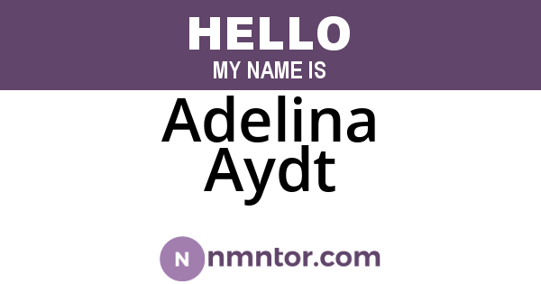 Adelina Aydt