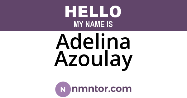 Adelina Azoulay