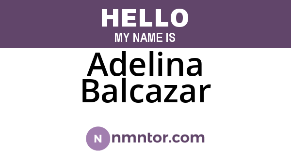Adelina Balcazar