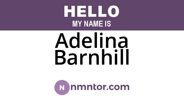 Adelina Barnhill