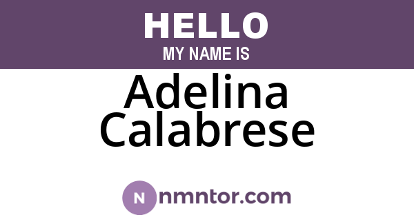 Adelina Calabrese