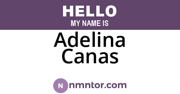 Adelina Canas