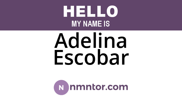 Adelina Escobar