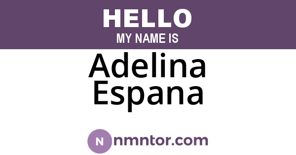 Adelina Espana