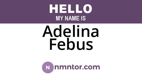 Adelina Febus