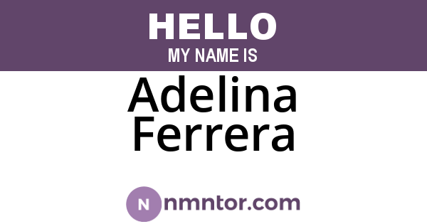Adelina Ferrera