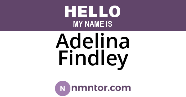 Adelina Findley
