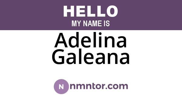 Adelina Galeana