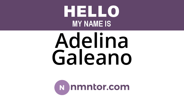 Adelina Galeano