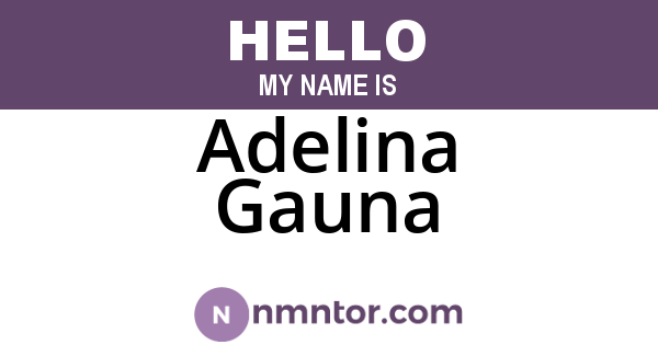 Adelina Gauna