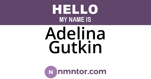 Adelina Gutkin