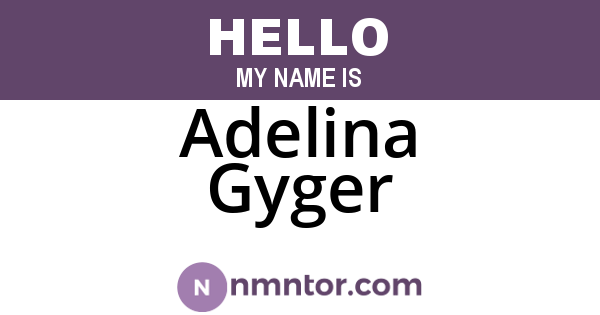 Adelina Gyger