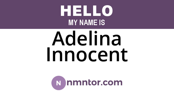 Adelina Innocent