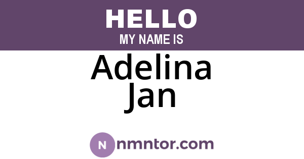 Adelina Jan