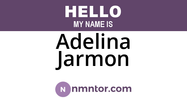 Adelina Jarmon