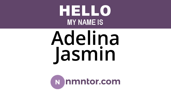 Adelina Jasmin