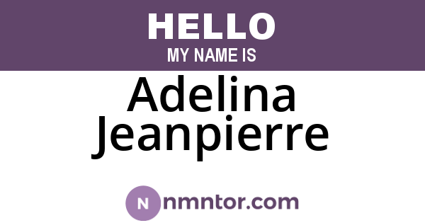 Adelina Jeanpierre