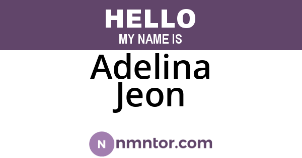 Adelina Jeon