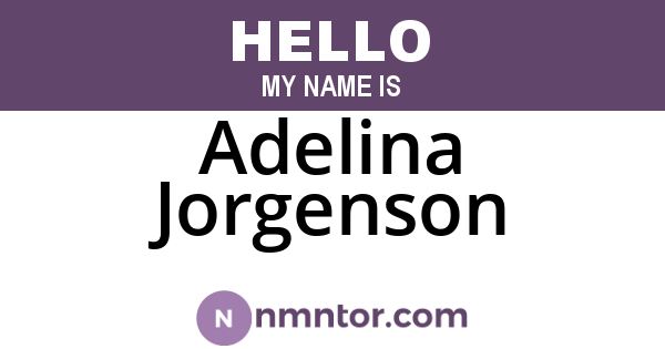 Adelina Jorgenson