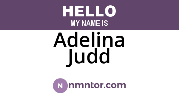 Adelina Judd