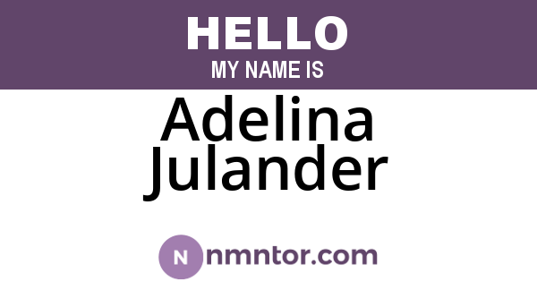 Adelina Julander