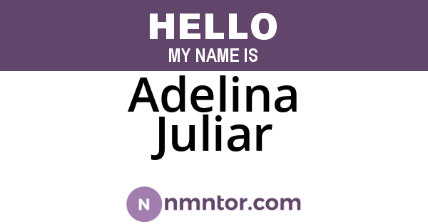 Adelina Juliar
