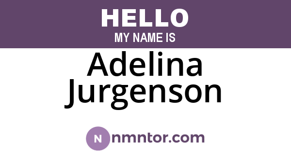 Adelina Jurgenson
