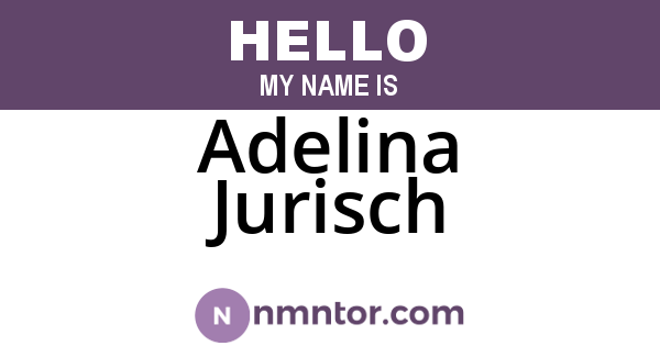Adelina Jurisch
