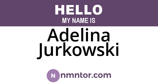 Adelina Jurkowski