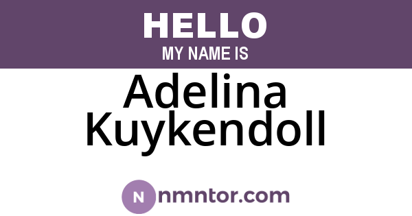 Adelina Kuykendoll