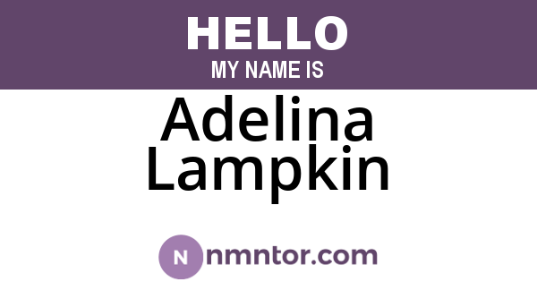 Adelina Lampkin