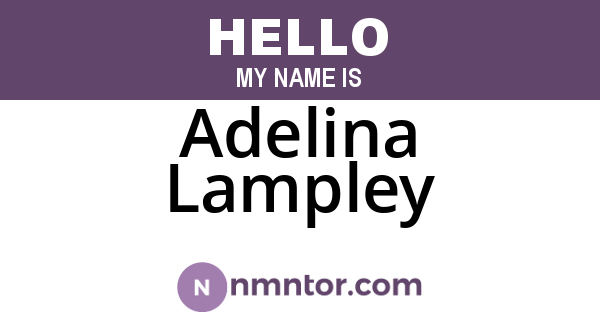 Adelina Lampley