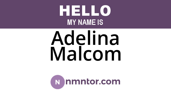 Adelina Malcom