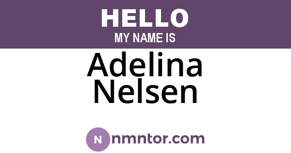 Adelina Nelsen