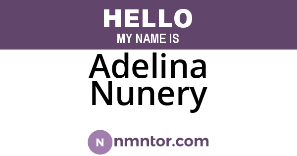 Adelina Nunery