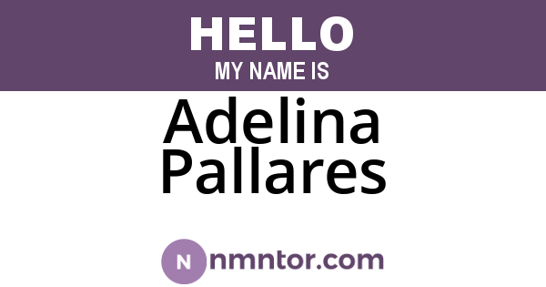 Adelina Pallares