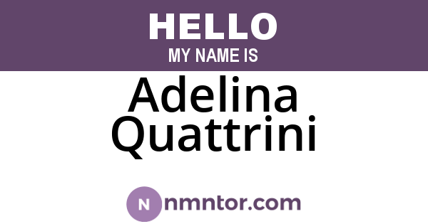 Adelina Quattrini