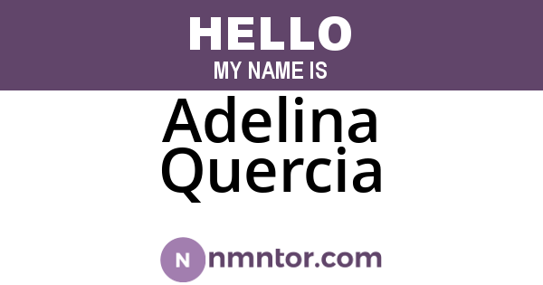 Adelina Quercia