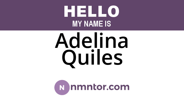 Adelina Quiles