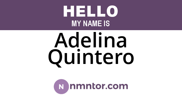 Adelina Quintero