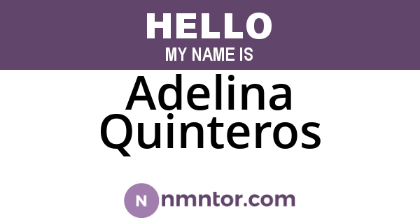 Adelina Quinteros