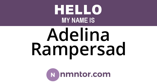 Adelina Rampersad