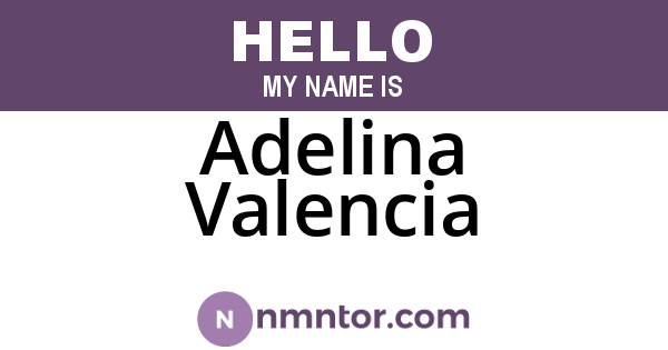 Adelina Valencia