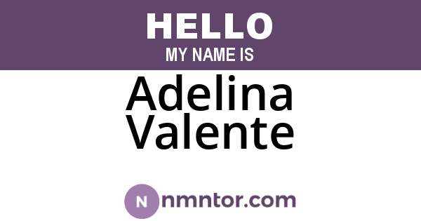 Adelina Valente