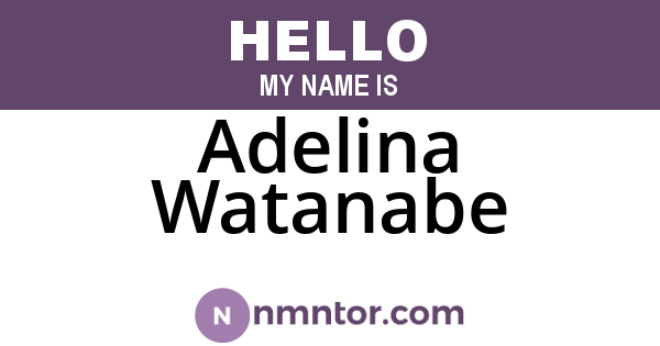 Adelina Watanabe